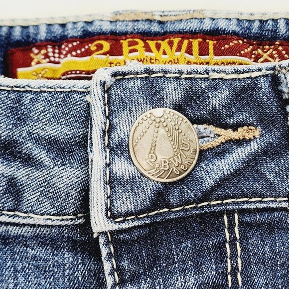 To Be With You Women's Skinny Denim Jeans Size 3 Blue Stretch - Picture 3 of 12